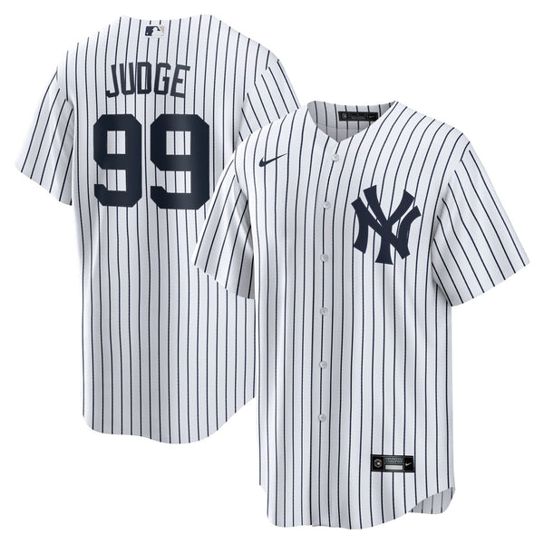 New York Yankees Aaron Judge Nike White Home Replica Player Name Jersey