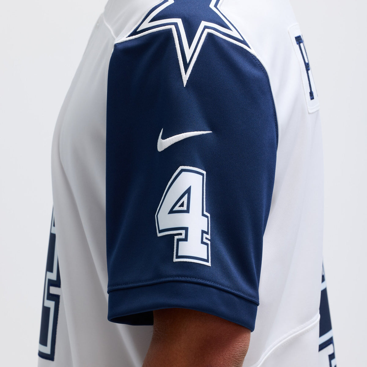 Dallas Cowboys Dak Prescott White Nike Color Rush Vapor Limited Jersey