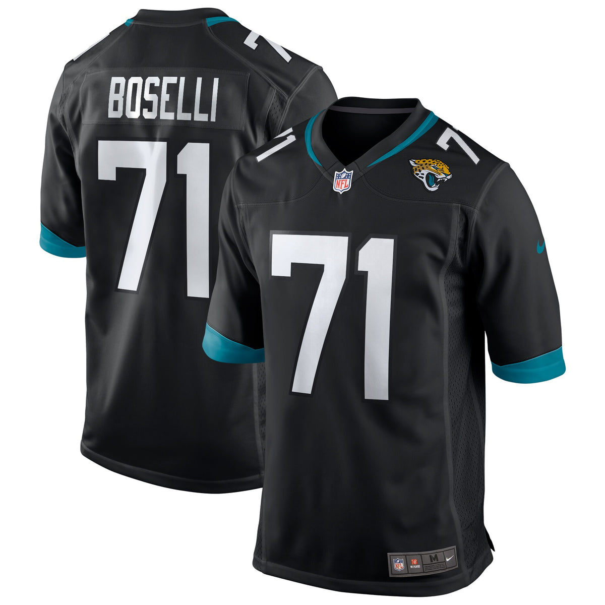 Jacksonville Jaguars Tony Boselli Nike Black Retired Player Alternate Game Jersey