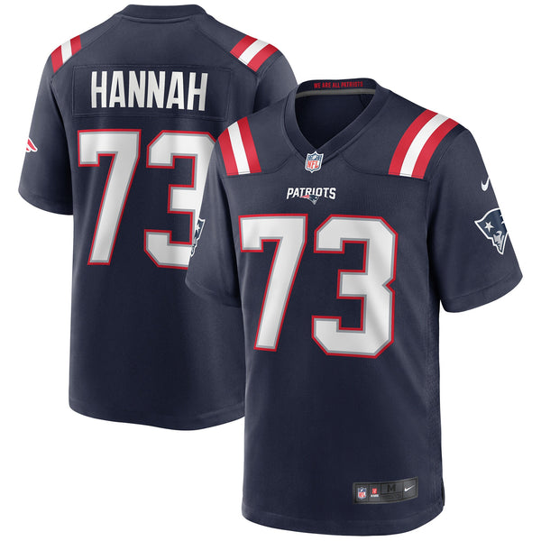New England Patriots John Hannah Nike Navy Game Retired Player Jersey