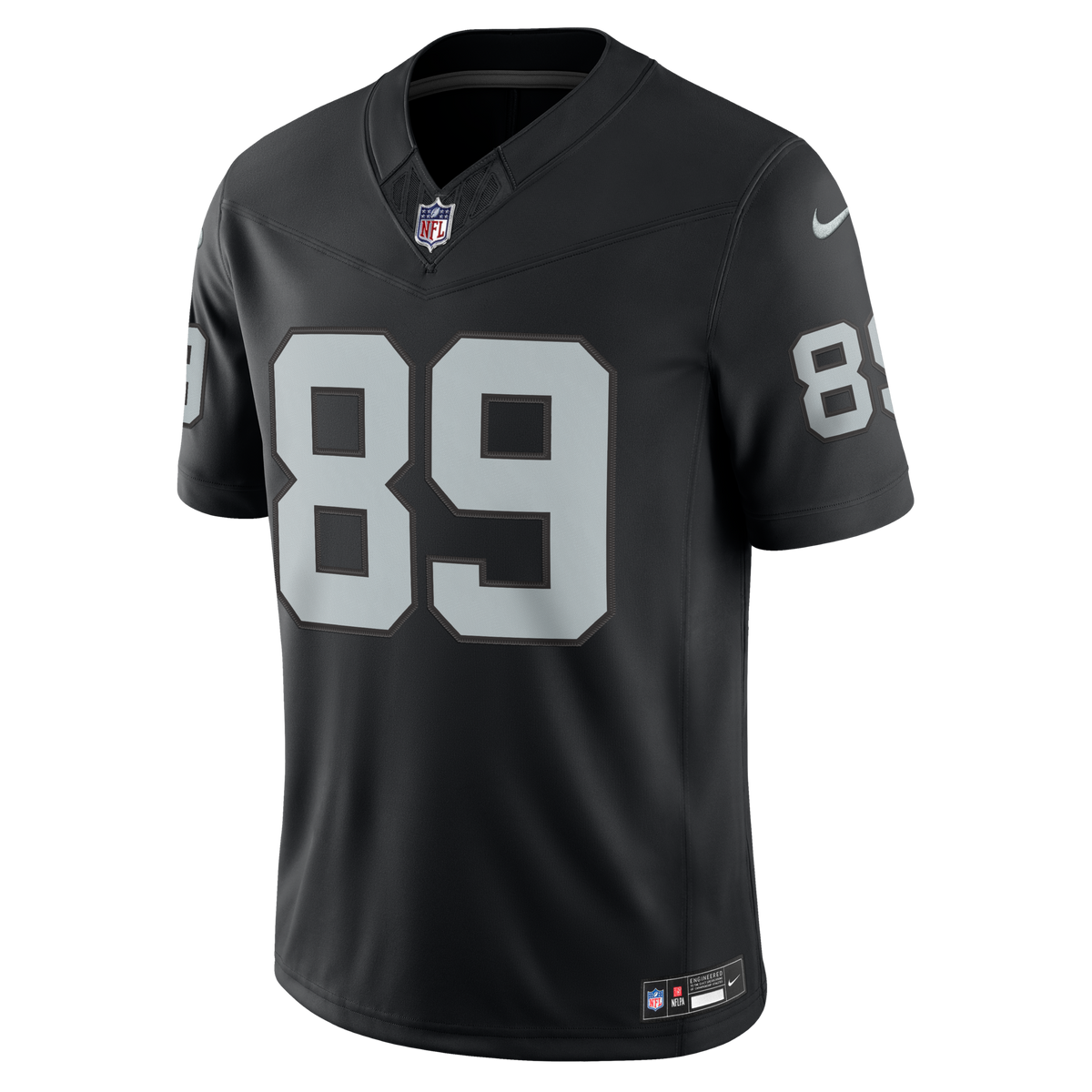 Las Vegas Raiders Brock Bowers Nike Black Team Vapor F.U.S.E. Stitched Limited Jersey