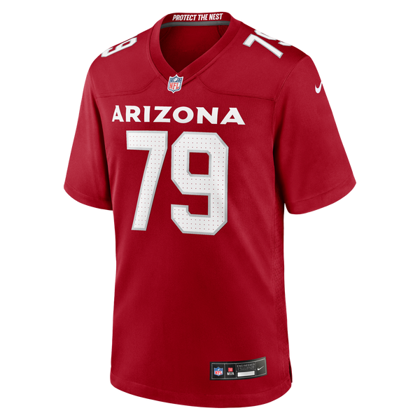 Arizona Cardinals PJ Mustipher Nike Cardinal Team Game Jersey