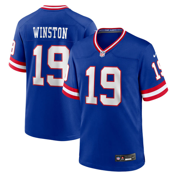 New York Giants Jameis Winston Nike Royal Alternate 2 Game Jersey