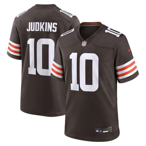 Cleveland Browns Quinshon Judkins Nike Brown 2025 NFL Draft Game Jersey
