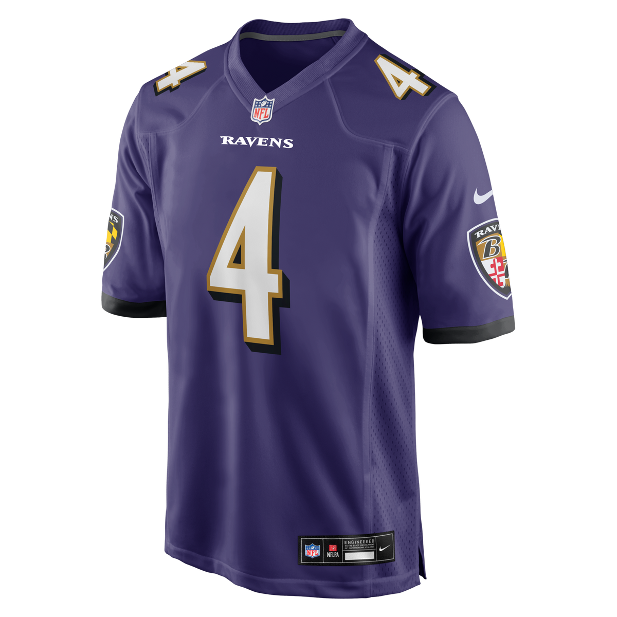 Baltimore Ravens Zay Flowers Nike Purple Game Jersey