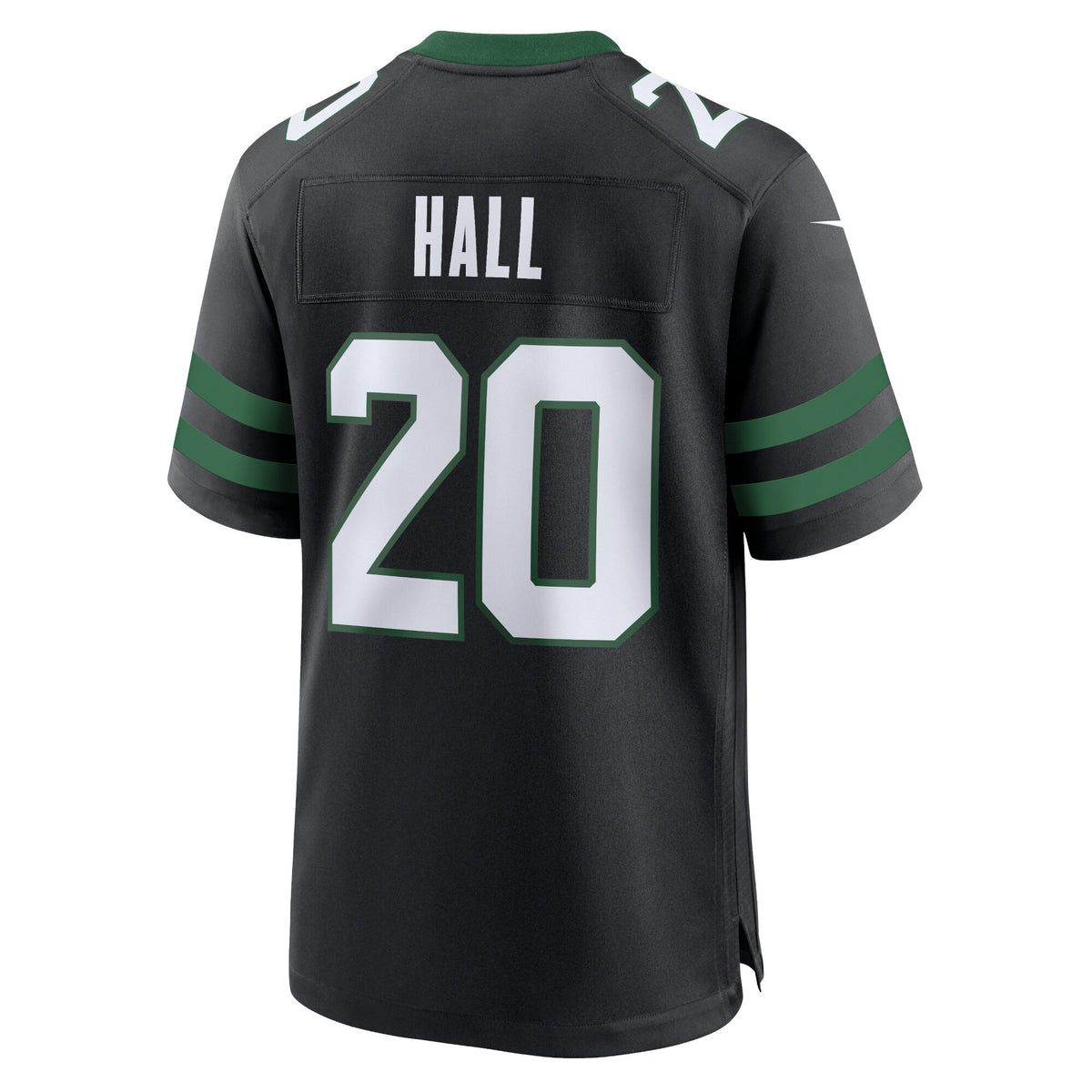 New York Jets Breece Hall Nike Legacy Black Alternate Game Jersey