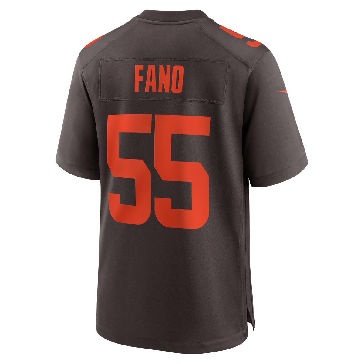Cleveland Browns Spencer Fano Nike Brown 2026 NFL Draft First Round Pick No. 9 Alpha Dawg Alternate Game Jersey