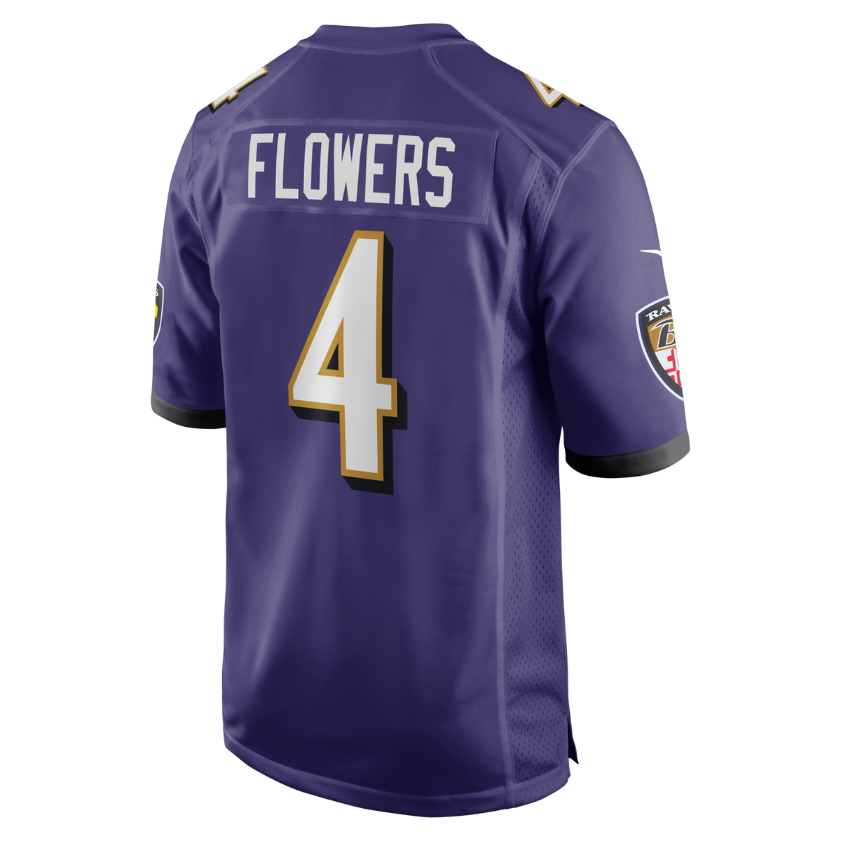 Baltimore Ravens Zay Flowers Nike Purple Game Jersey