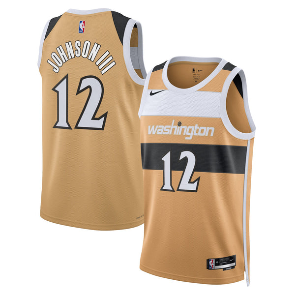 Washington Wizards Nike 2025/26 City Edition Swingman Jersey - Tan - Tre Johnson III