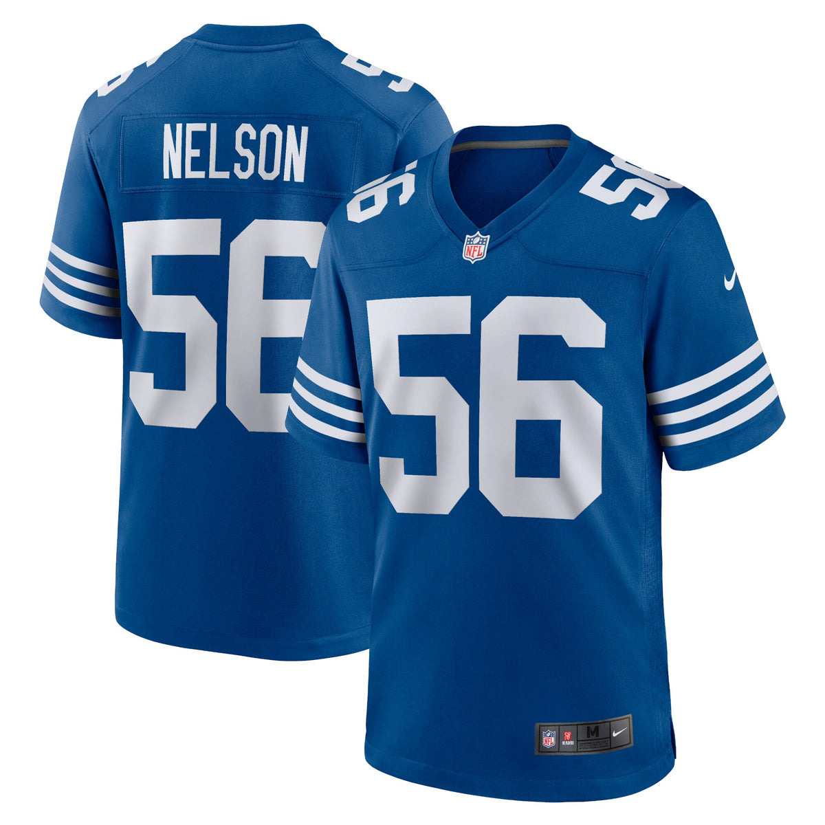 Indianapolis Colts Quenton Nelson Nike Royal Alternate Game Jersey