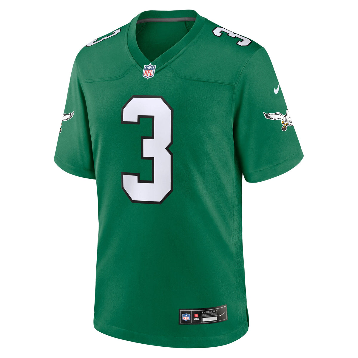 Philadelphia Eagles Nolan Smith Nike Kelly Green Alternate Game Jersey