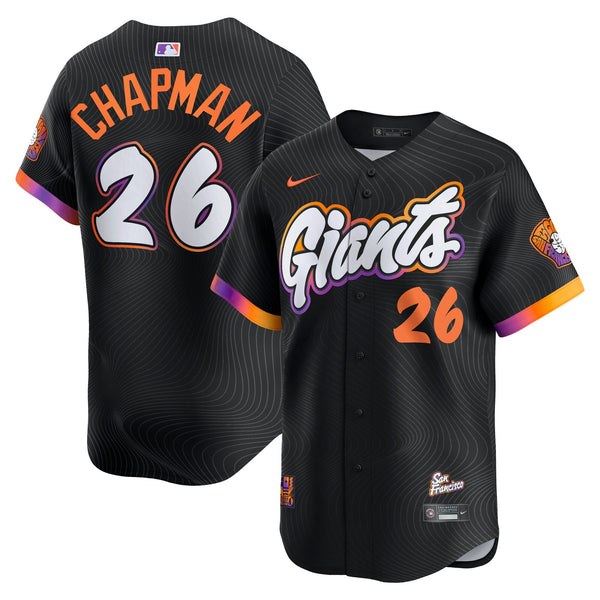 San Francisco Giants Matt Chapman Nike Anthracite 2025 City Connect Limited Jersey