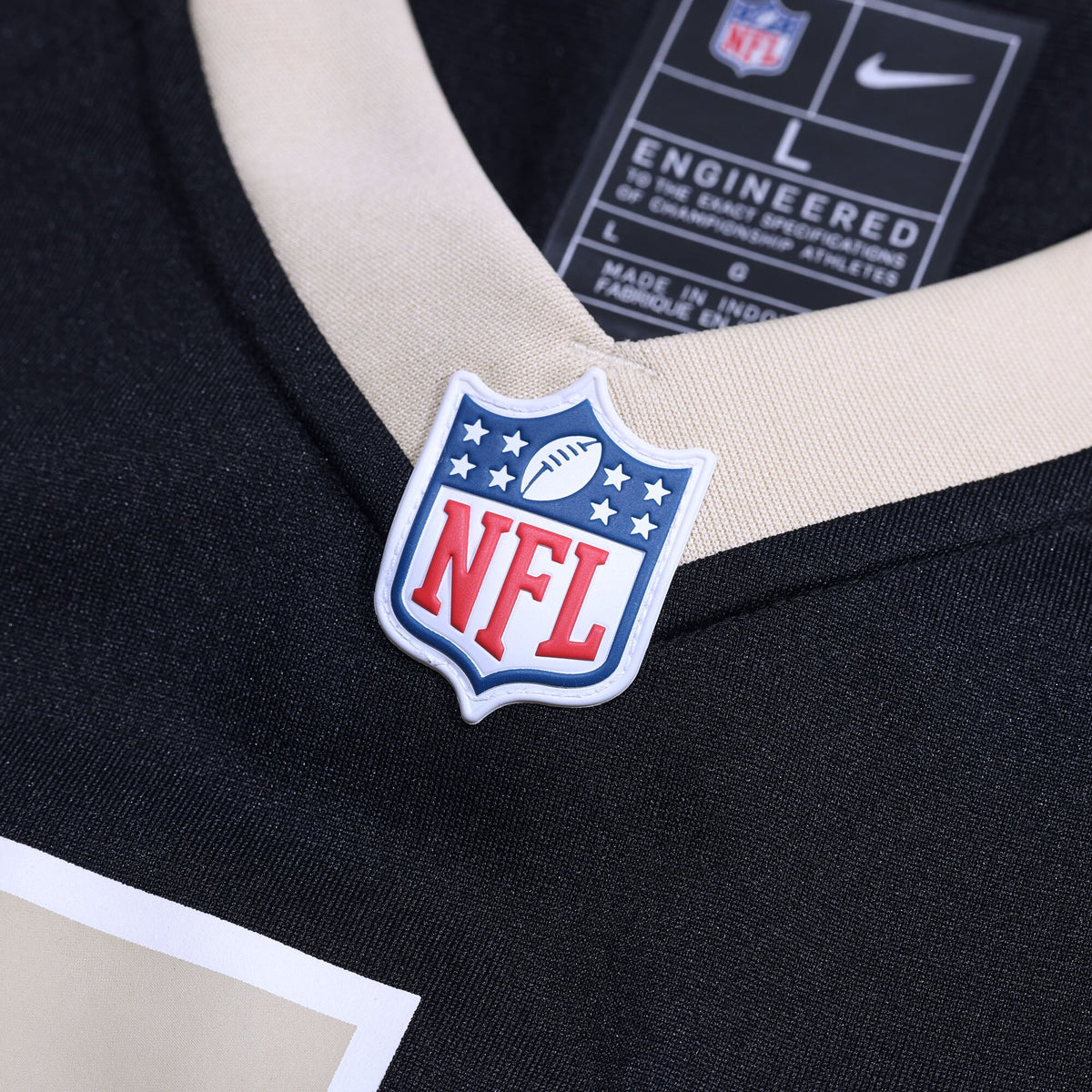New Orleans Saints Archie Manning Nike Black Retired Player Game Jersey