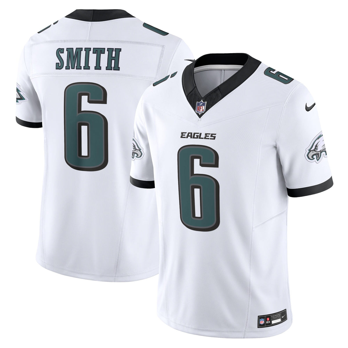 Philadelphia Eagles DeVonta Smith Nike White Vapor F.U.S.E. Limited Jersey