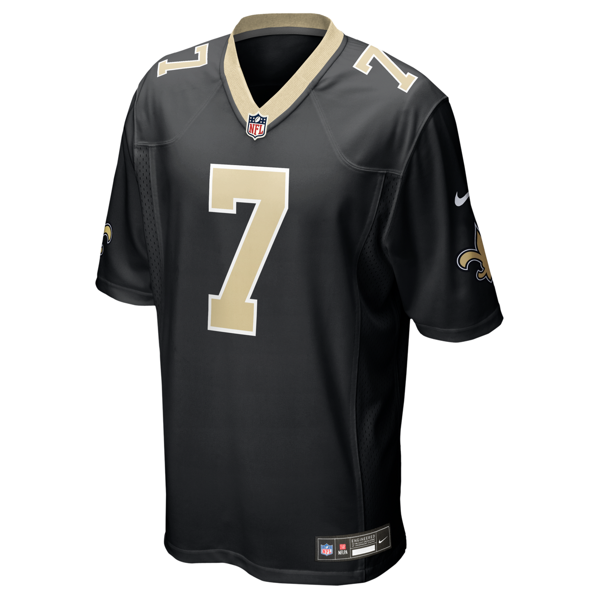 New Orleans Saints Taysom Hill Nike Black Game Jersey