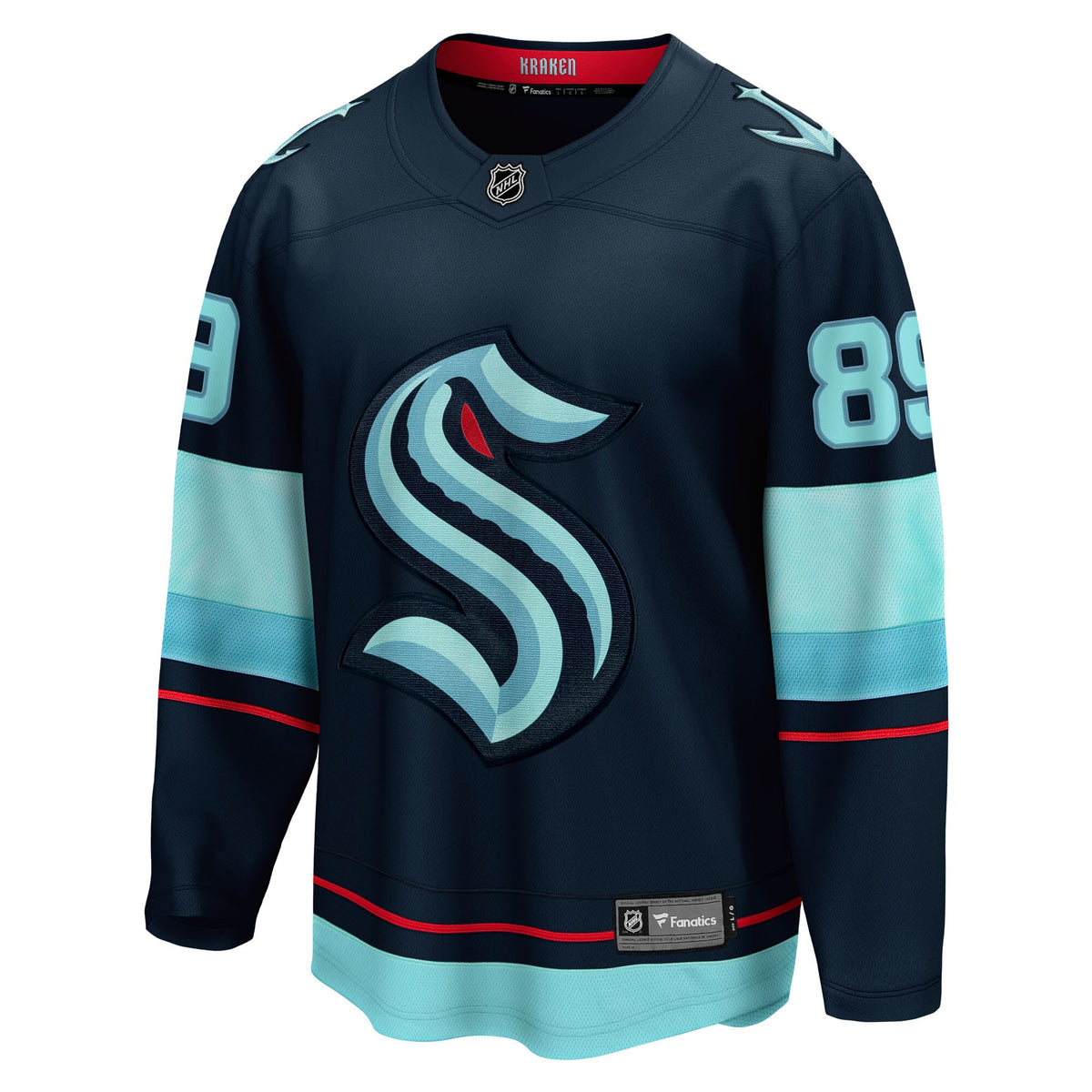 Seattle Kraken Frederick Gaudreau Fanatics Deep Sea Blue Home Breakaway Jersey