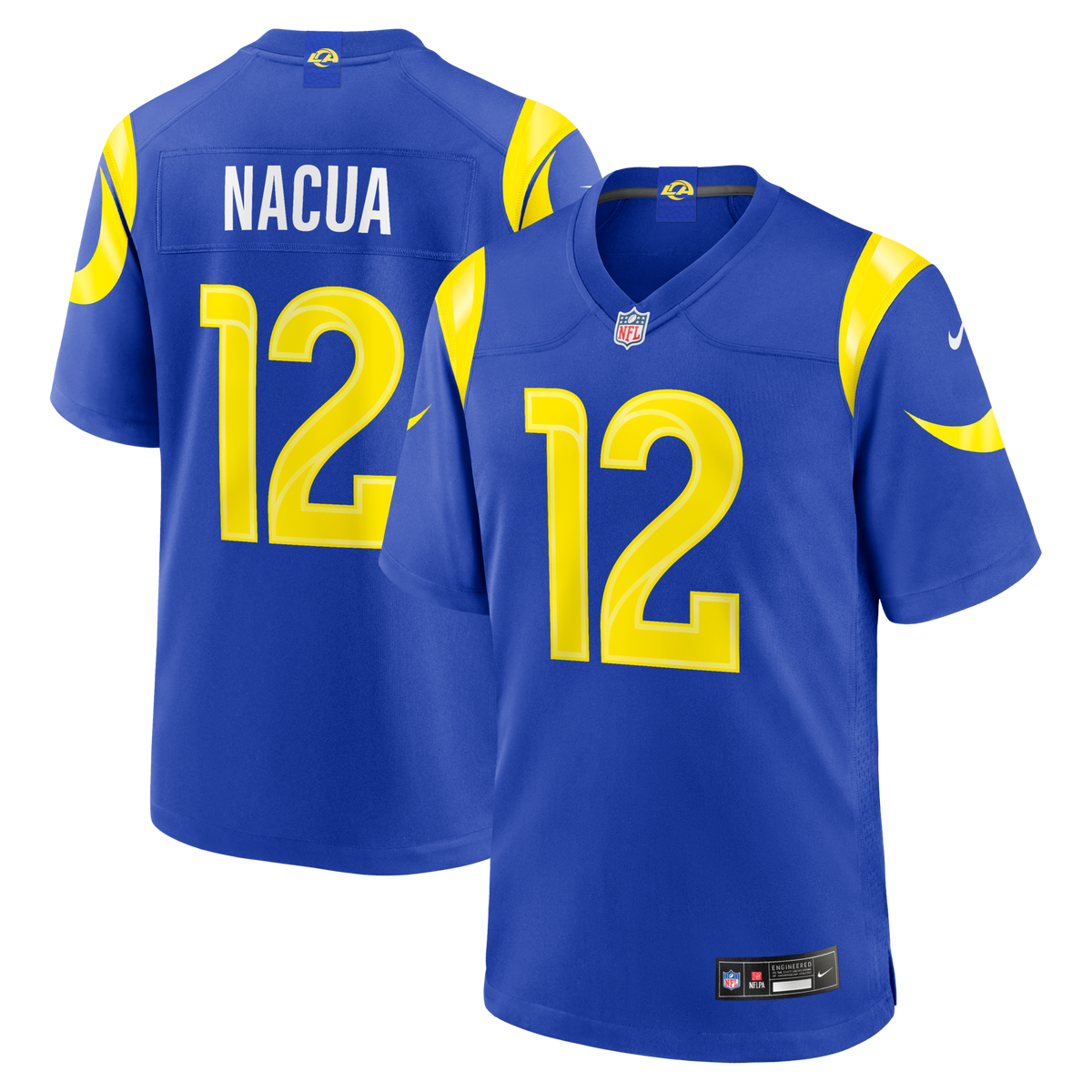 Los Angeles Rams Puka Nacua Nike Royal Team Game Player Jersey