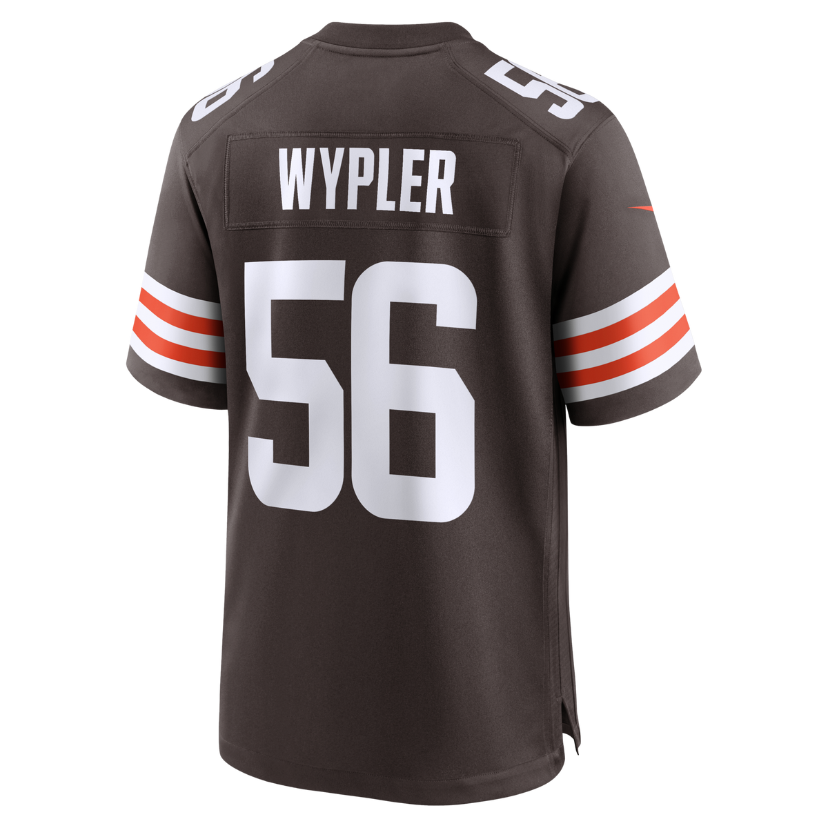 Cleveland Browns Luke Wypler Nike Brown Team Game Jersey