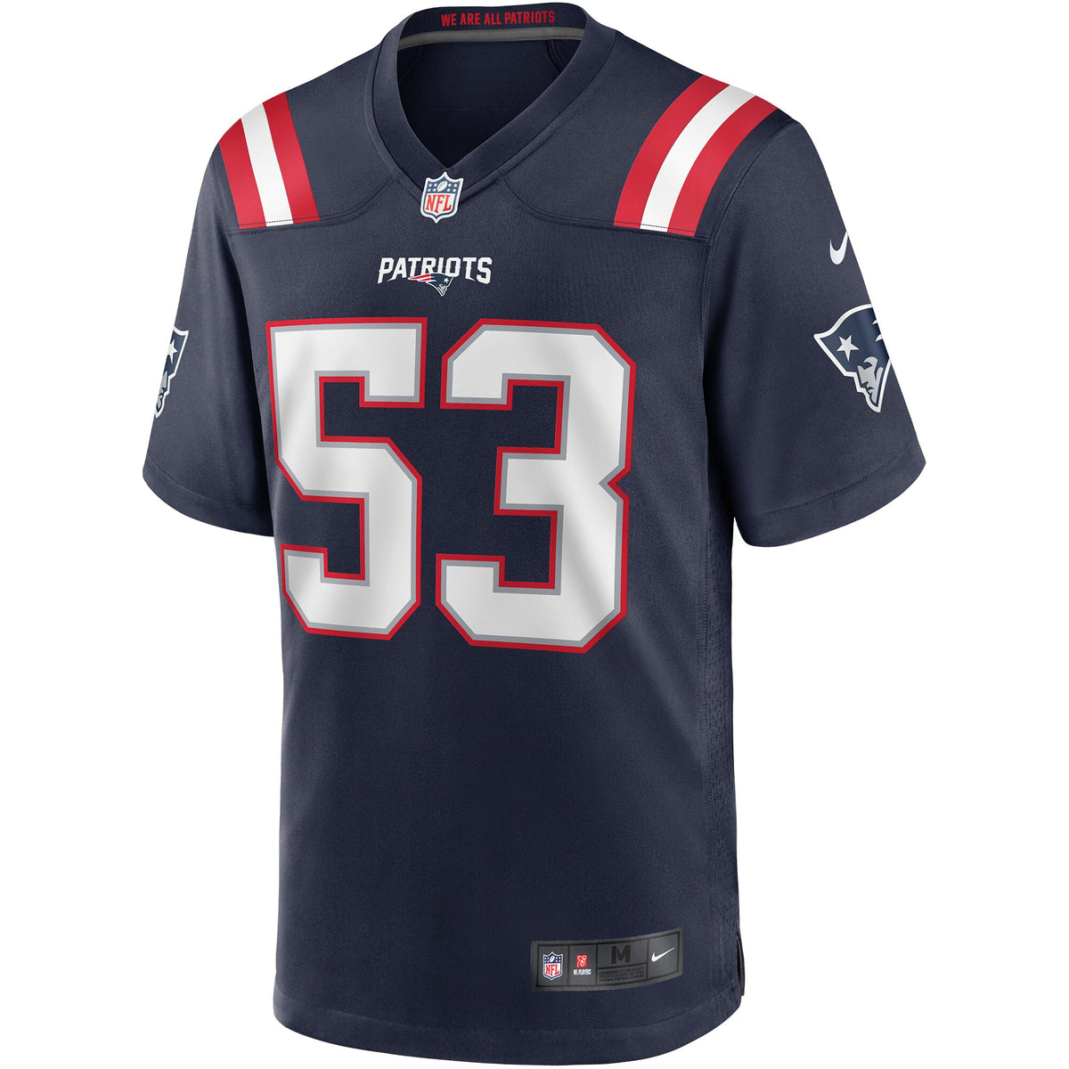New England Patriots Chris Slade Nike Navy Game Retired Player Jersey
