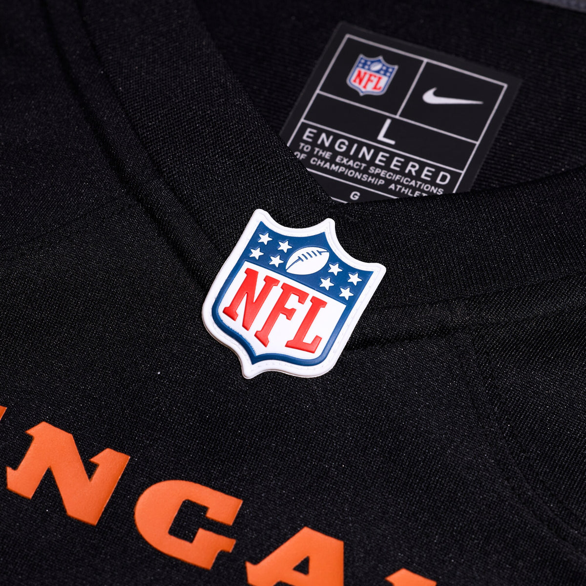 Cincinnati Bengals Jonathan Allen Nike Black Team Game Jersey