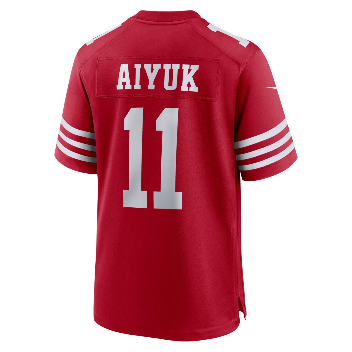 San Francisco 49ers Brandon Aiyuk Nike Scarlet Game Player Jersey
