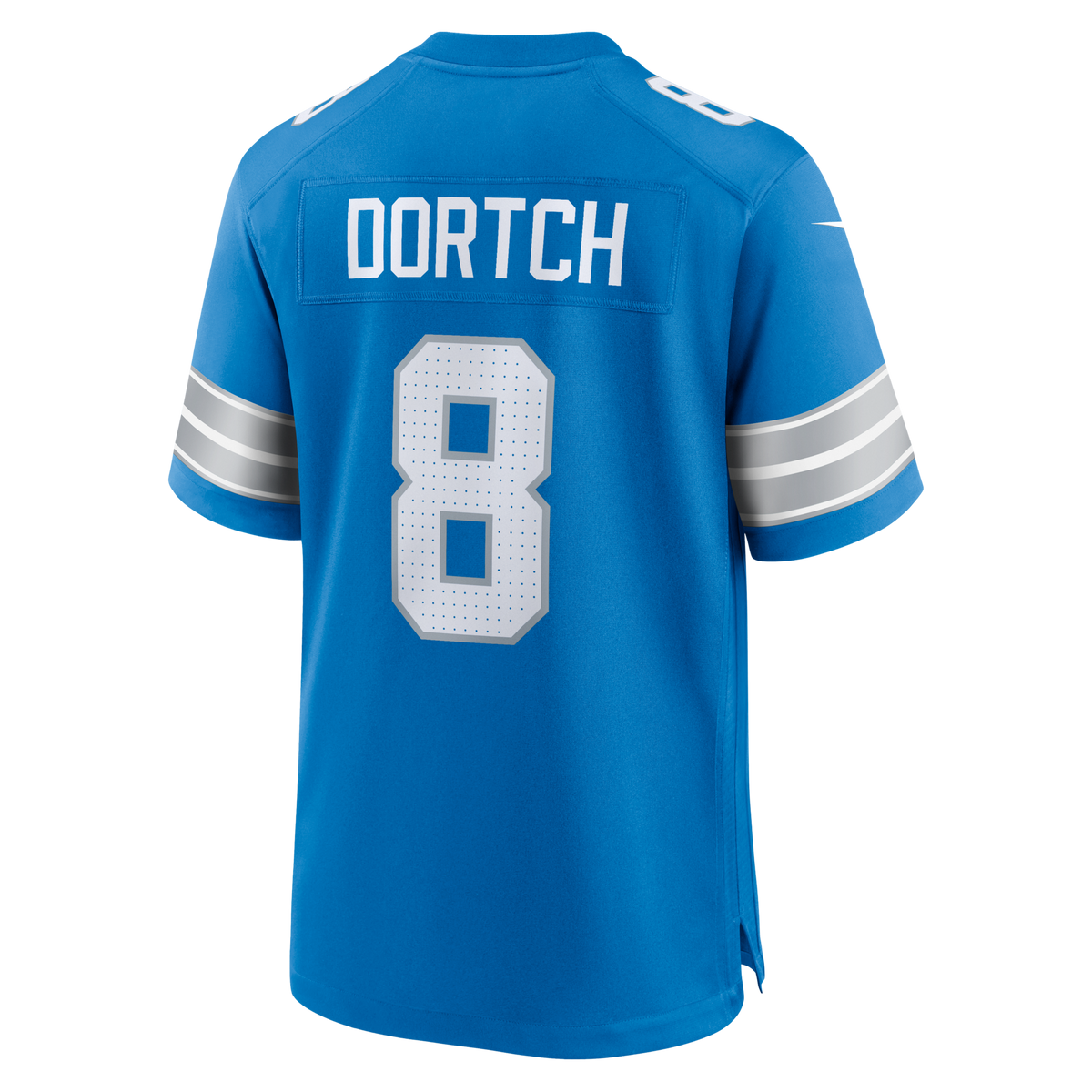 Detroit Lions Greg Dortch Nike Blue Team Game Jersey