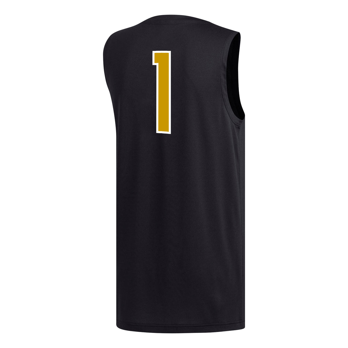#1 Alabama State Hornets adidas Replica Basketball Jersey - Black