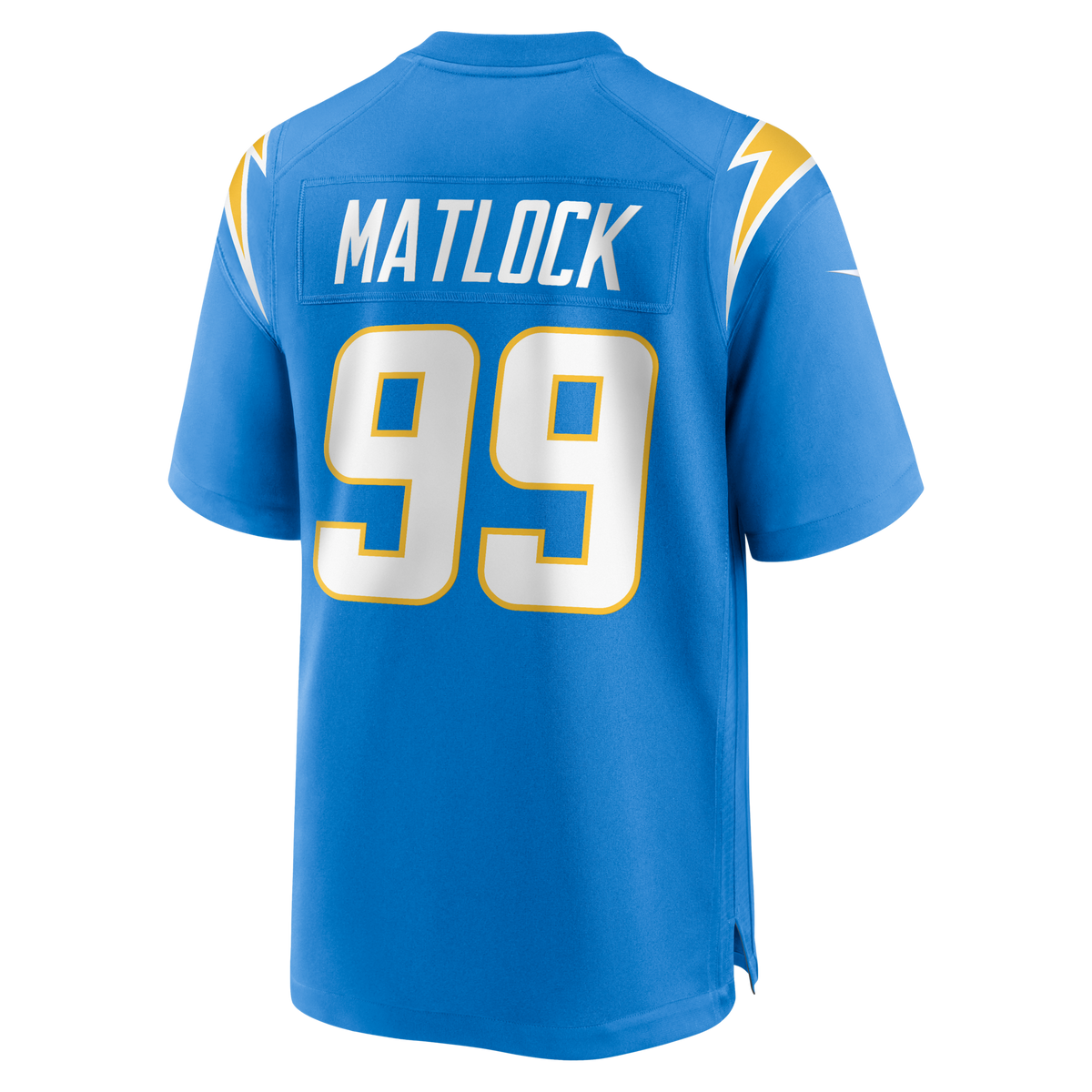 Los Angeles Chargers Scott Matlock Nike Powder Blue Team Game Jersey
