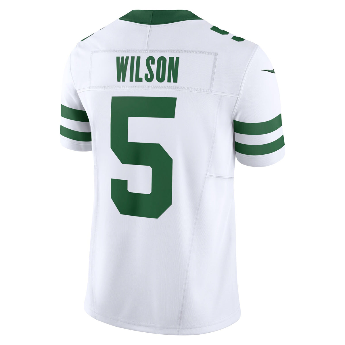 New York Jets Garrett Wilson Nike Legacy White Vapor F.U.S.E. Limited Jersey