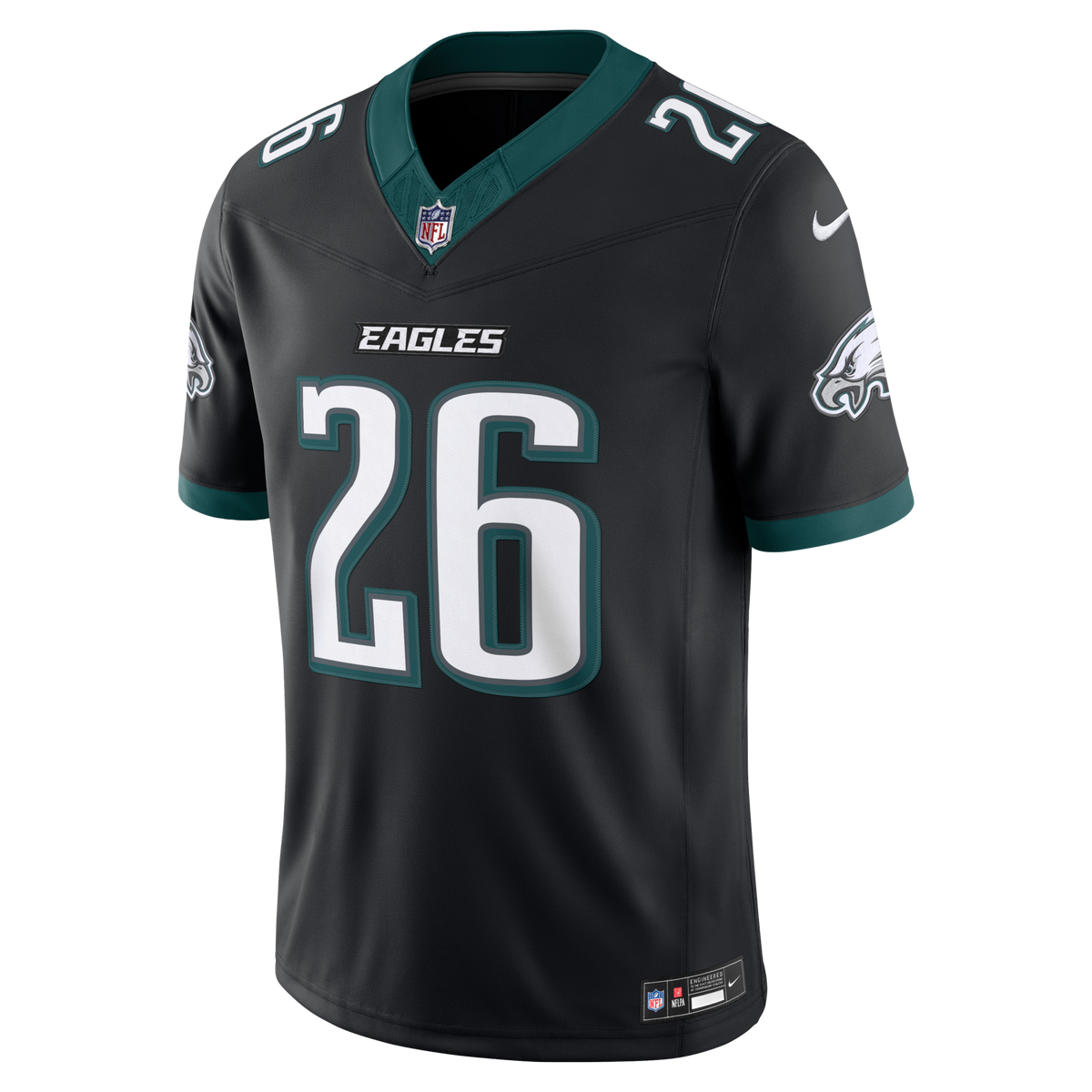Philadelphia Eagles Saquon Barkley Nike Black Alternate Vapor F.U.S.E. Stitched Limited Jersey
