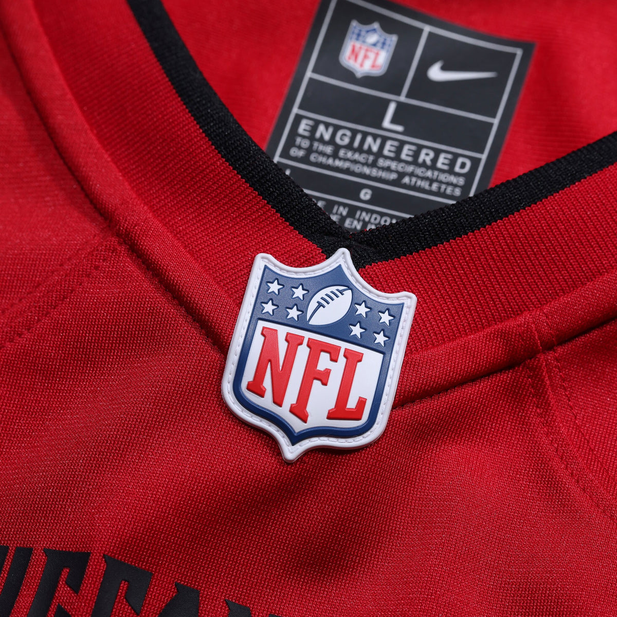 Tampa Bay Buccaneers Anthony Nelson Nike Red Game Jersey
