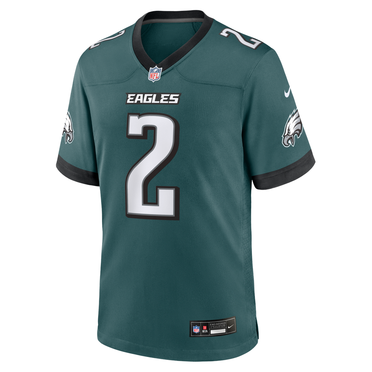 Philadelphia Eagles Tariq Woolen Nike Midnight Green Team Game Jersey