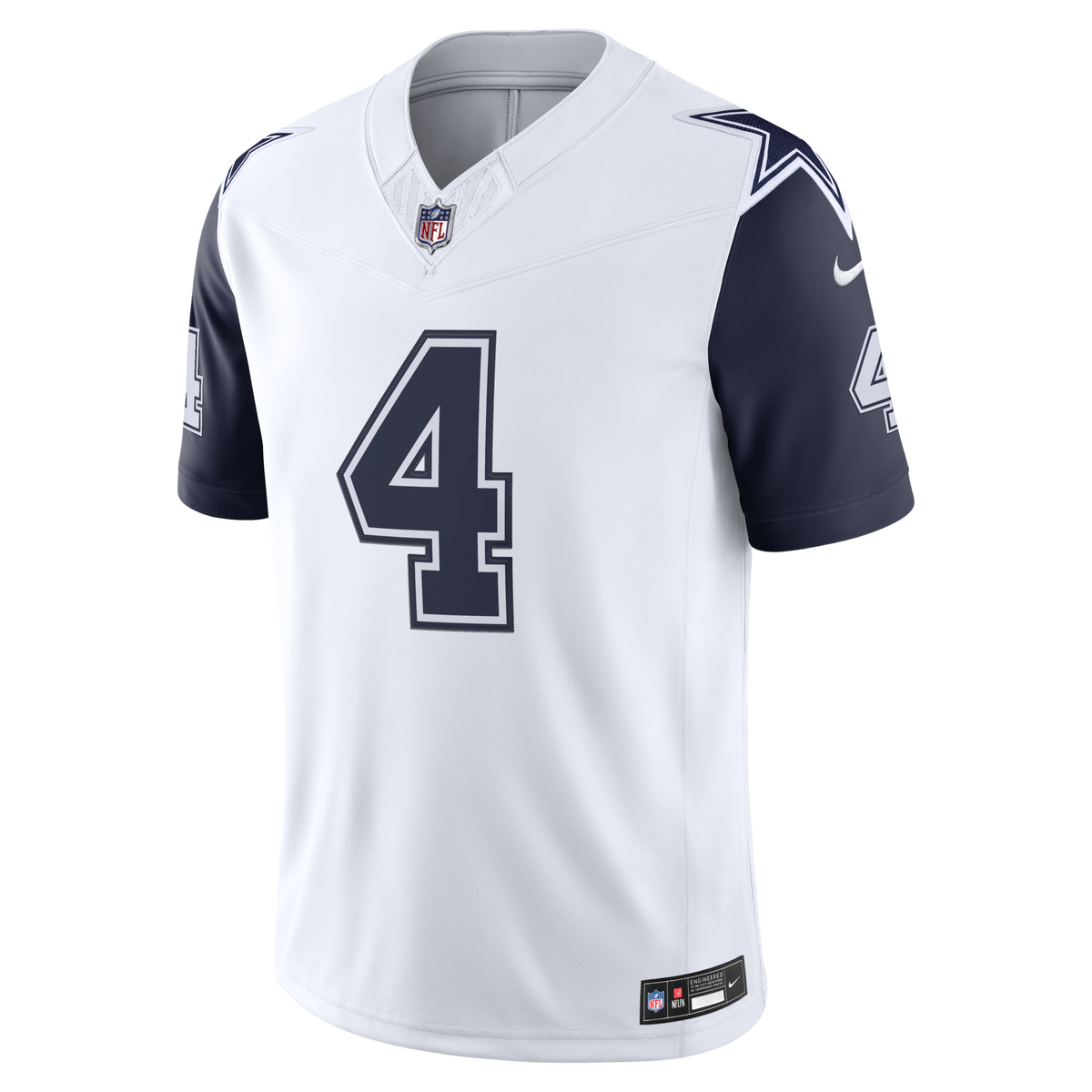Dallas Cowboys Dak Prescott Nike White Alternate Vapor F.U.S.E. Stitched Limited Jersey