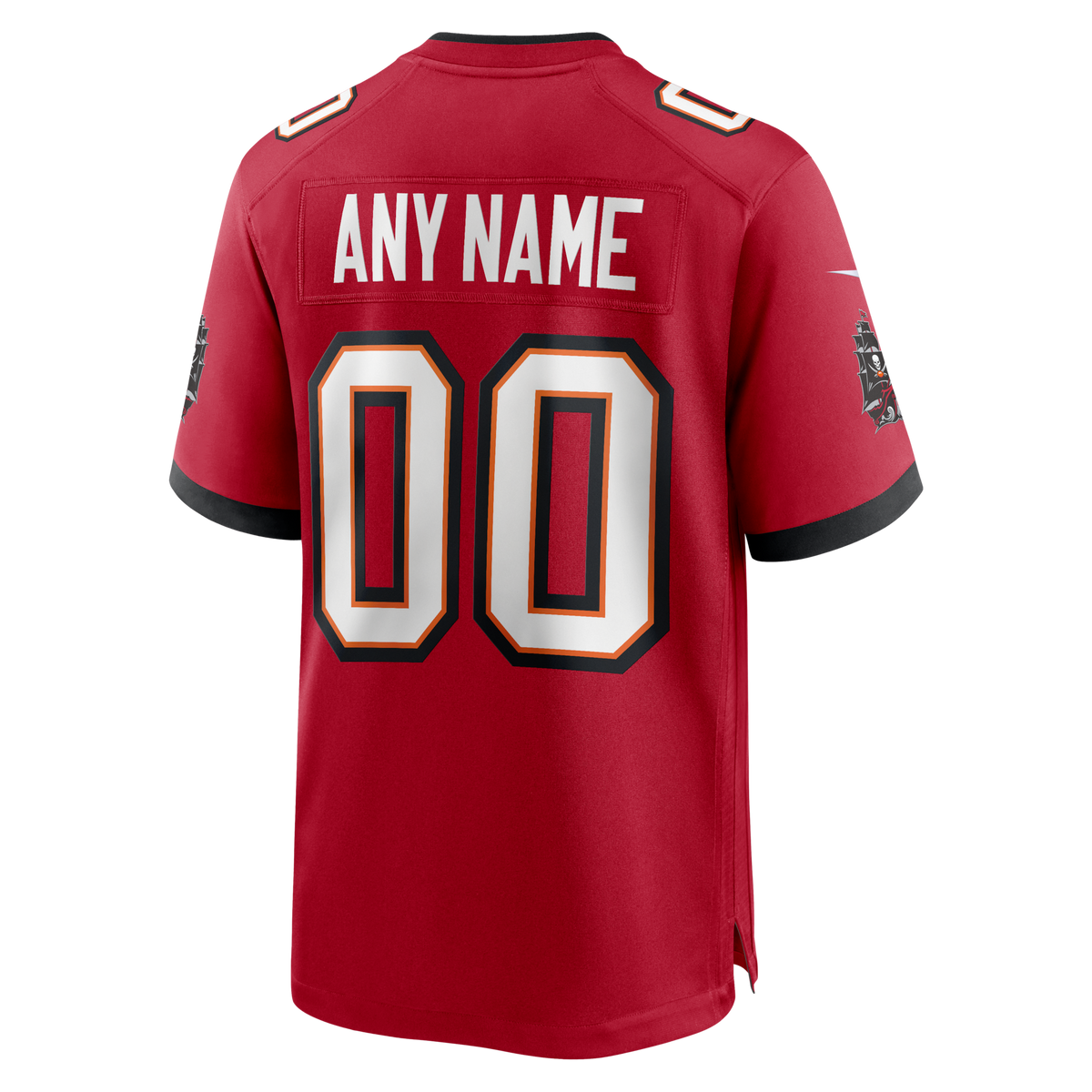 Nike Red Tampa Bay Buccaneers Team Custom Game Jersey