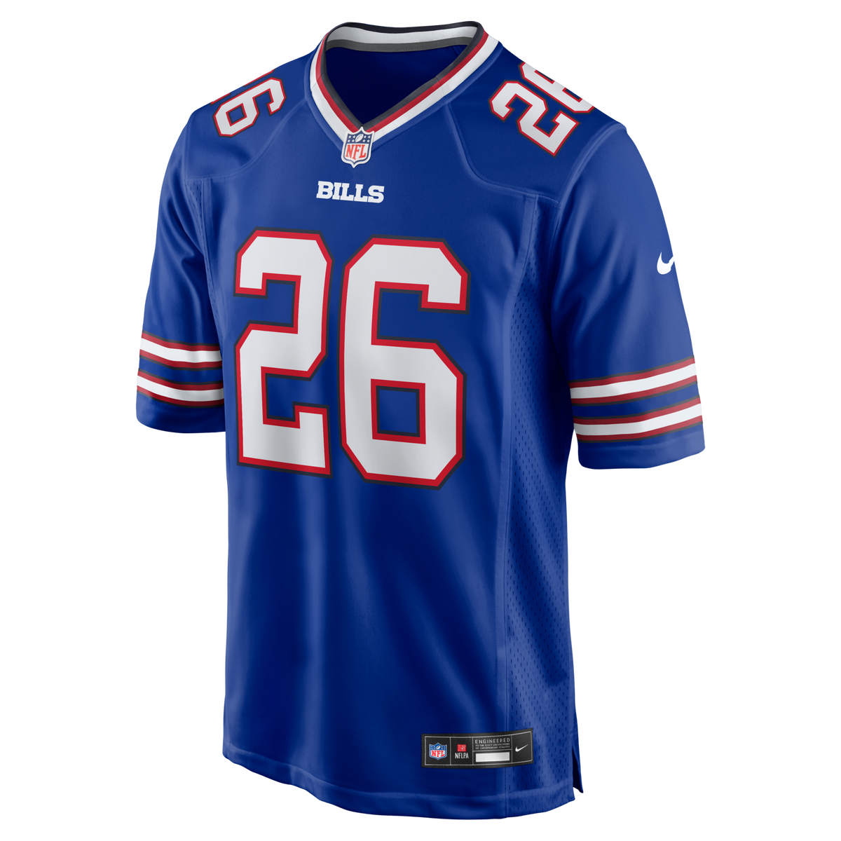 Buffalo Bills Ty Johnson Nike Royal Team Game Jersey