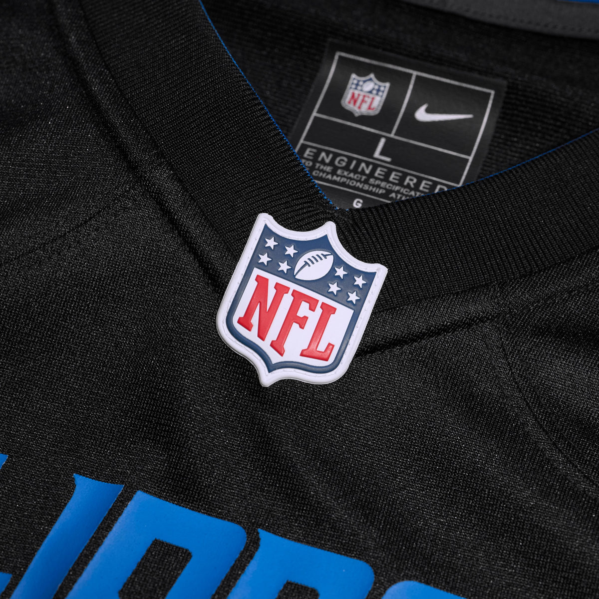 Detroit Lions Sam LaPorta Nike Black 2nd Alternate Game Jersey