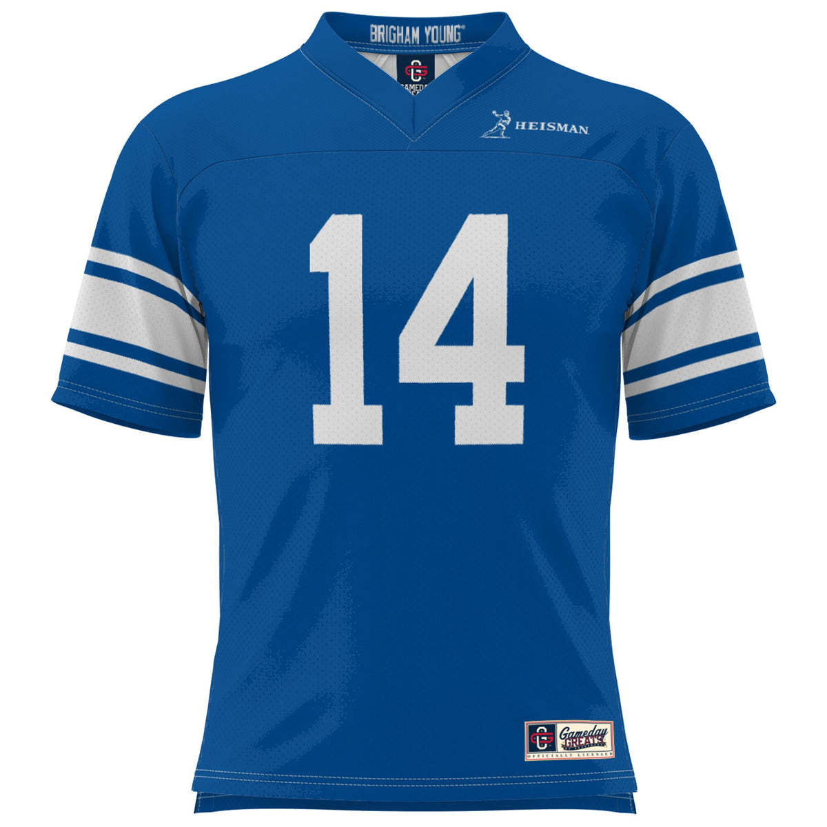 Ty Detmer BYU Cougars Heisman Football Jersey - Royal