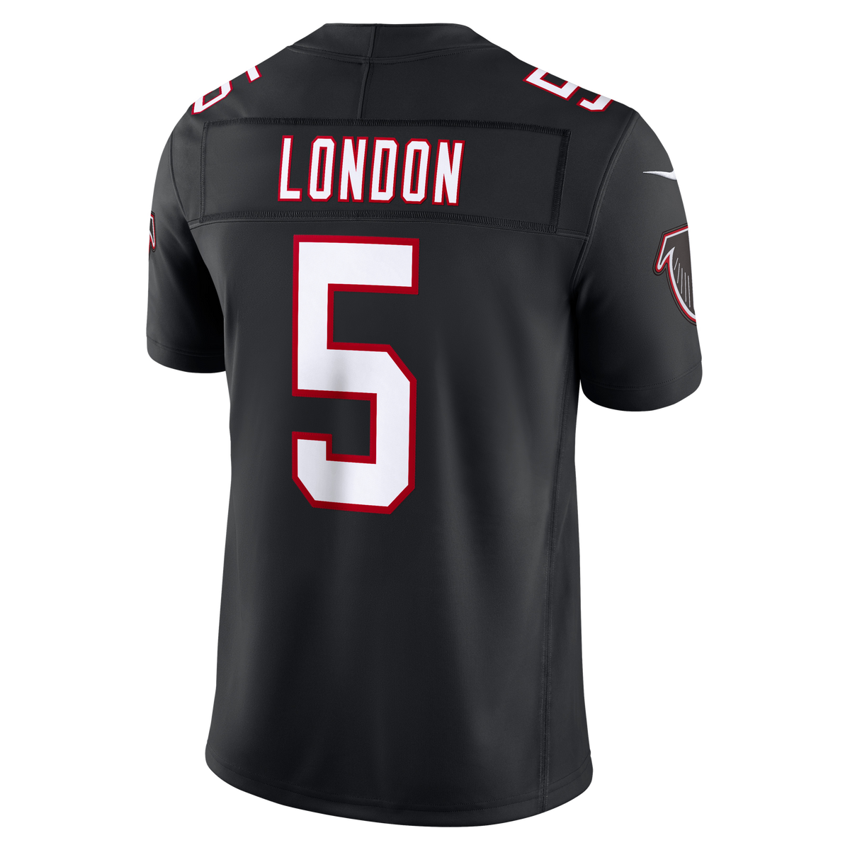 Atlanta Falcons Drake London Nike Black Alternate Throwback Vapor F.U.S.E. Stitched Limited Jersey