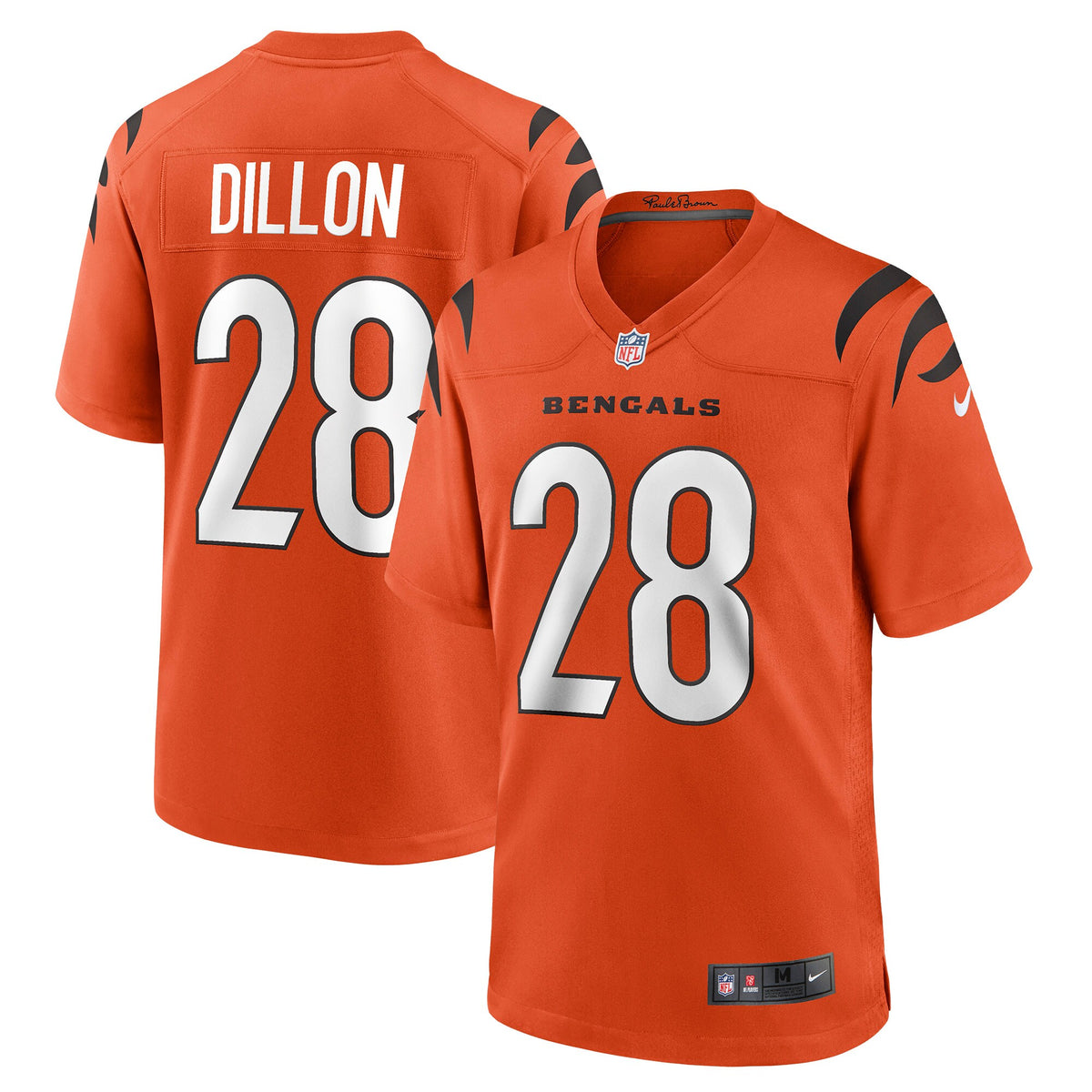 Cincinnati Bengals Corey Dillon Nike Orange Retired Player Alternate Game Jersey