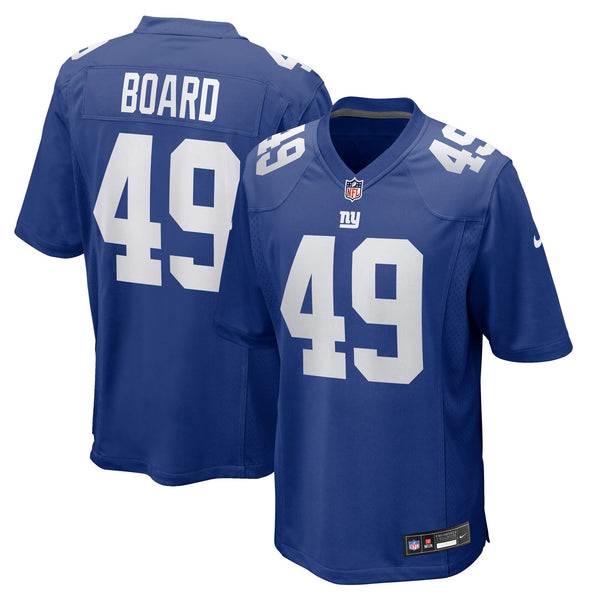 New York Giants Chris Board Nike Royal Team Game Jersey