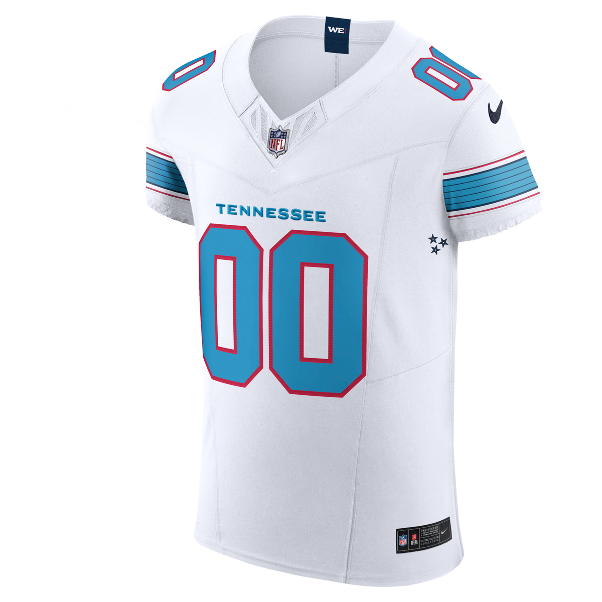 Tennessee Titans Nike White Vapor F.U.S.E. Elite Custom Jersey