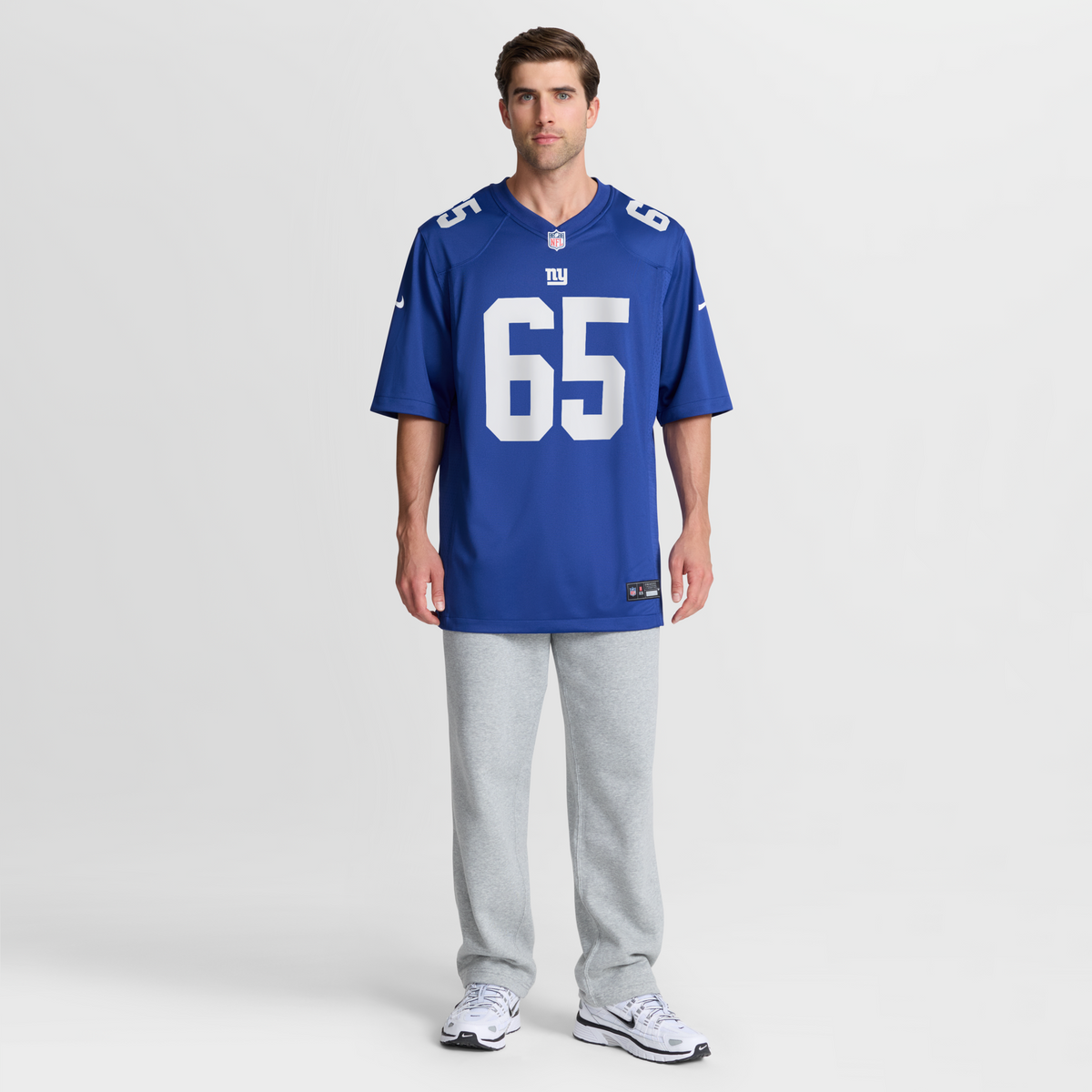 New York Giants Francis Mauigoa Nike Royal 2026 NFL Draft First Round Pick No. 10 Team Game Jersey