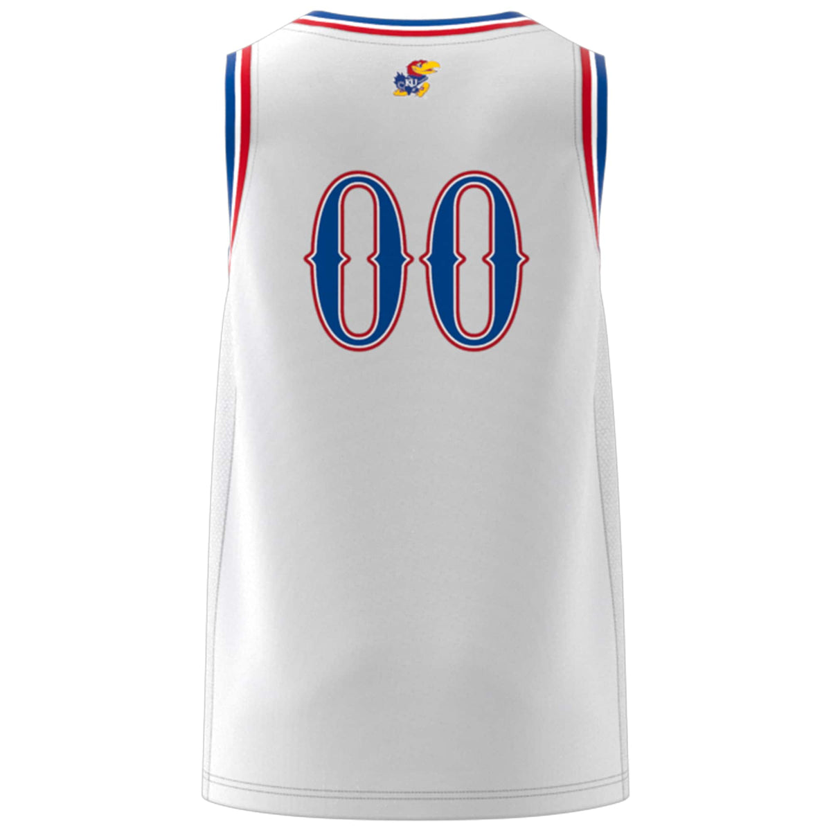 #00 Kansas Jayhawks adidas Swingman Jersey - White