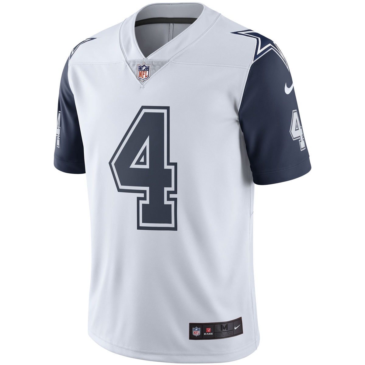 Dallas Cowboys Dak Prescott White Nike Color Rush Vapor Limited Jersey
