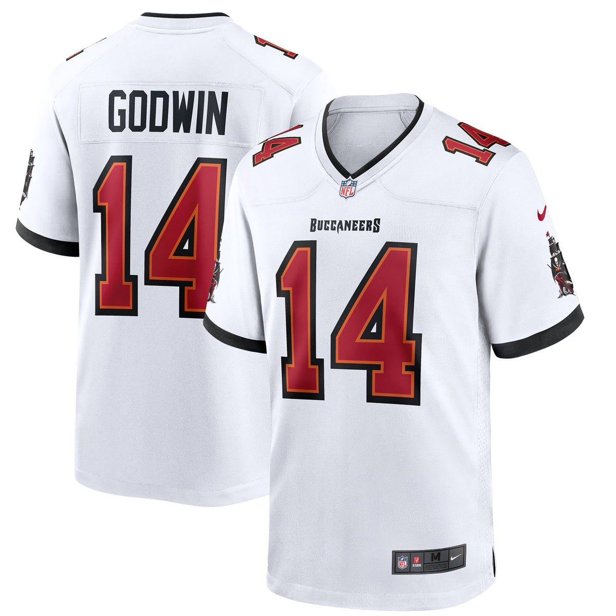Tampa Bay Buccaneers Chris Godwin Nike White Game Jersey