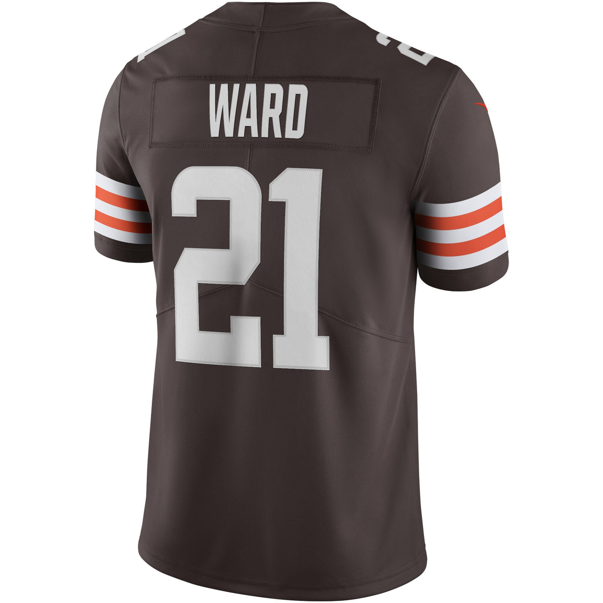 Cleveland Browns Denzel Ward Nike Brown Vapor Limited Jersey