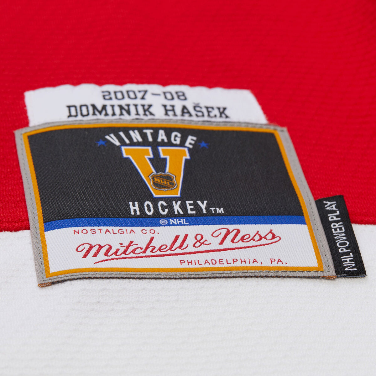 Detroit Red Wings Dominik Hasek Mitchell & Ness Red 2007-08 Power Play Jersey