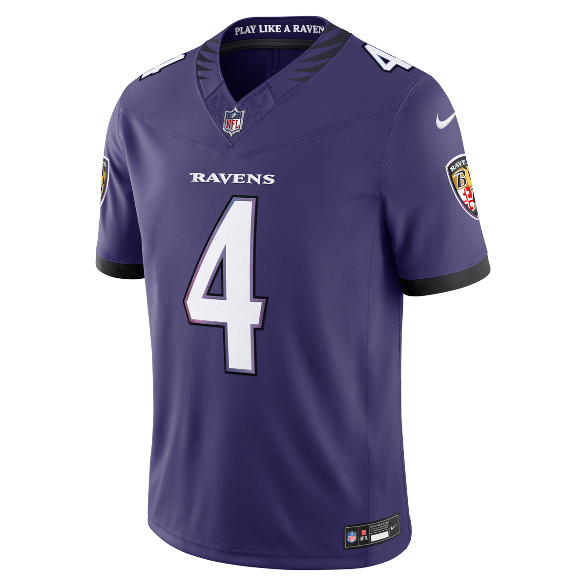 Baltimore Ravens Zay Flowers Nike Purple Team Vapor F.U.S.E. Stitched Limited Jersey