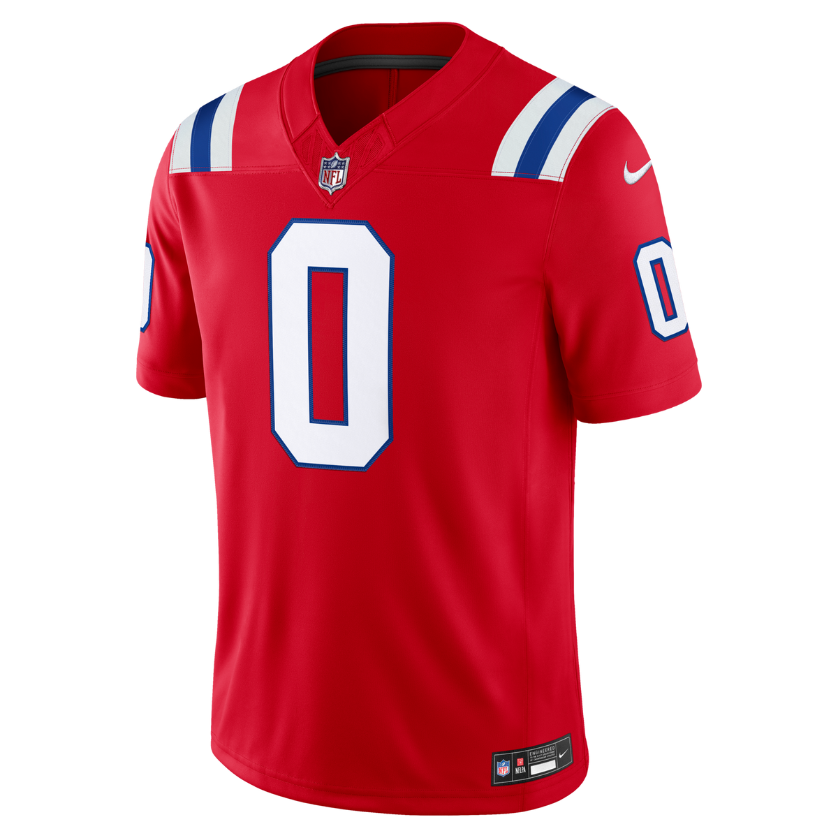 New England Patriots Christian Gonzalez Nike Red Alternate Vapor F.U.S.E. Stitched Limited Jersey