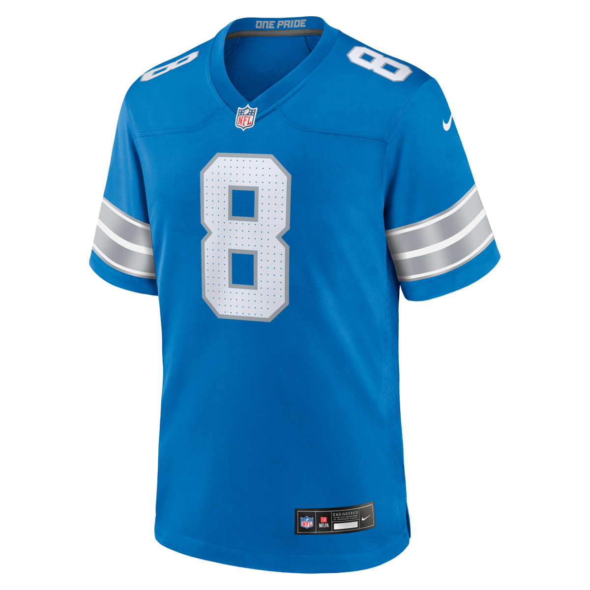 Detroit Lions Greg Dortch Nike Blue Team Game Jersey